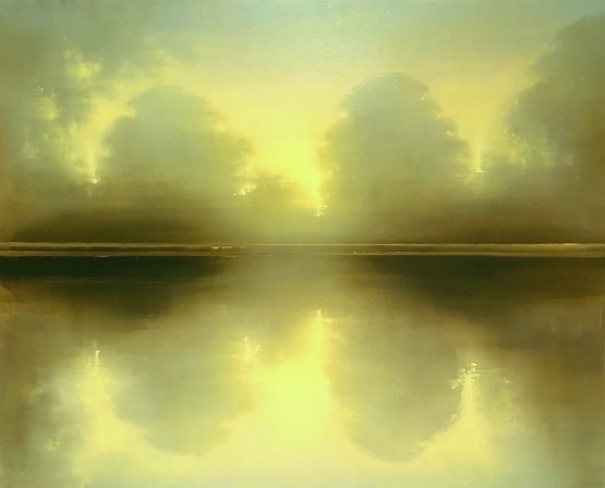Golden Stillness 80 x 100 cm  oil on canvas