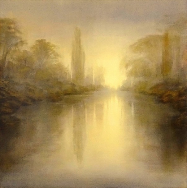 The Watery Path 100 cm sq